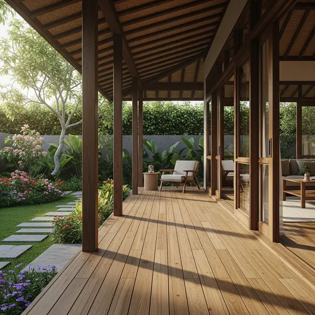 9 Desain Teras Rumah Ala Jepang, Harmonis dengan Alam
