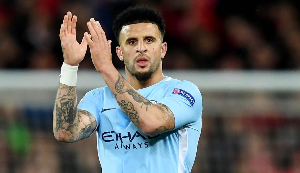 9. Kyle Walker (Manchester City) - Bek Kanan. (AFP/Paul Ellis)