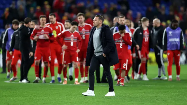 Foto: Raut Kecewa Para Pemain Wales setelah Gagal Lolos ke Piala Dunia 2026