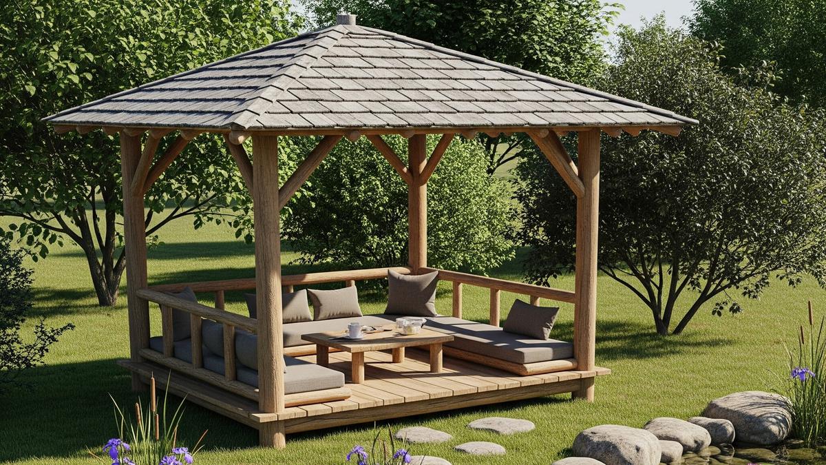 7 Desain Halaman Belakang Rumah Kecil dengan Gazebo Mini, Ideal untuk Me-Time