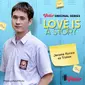 Jerome Kurnia berperan sebagai Tristan dalam Vidio Original Series Love is a Story
