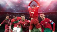 Cristiano Ronaldo adalah pemain pertama yang mencetak gol di 5 Piala Dunia berbeda. Sumber Instagram @cristiano