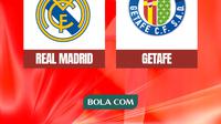 Liga Spanyol - Real Madrid Vs Getafe (Bola.com/Adreanus Titus)