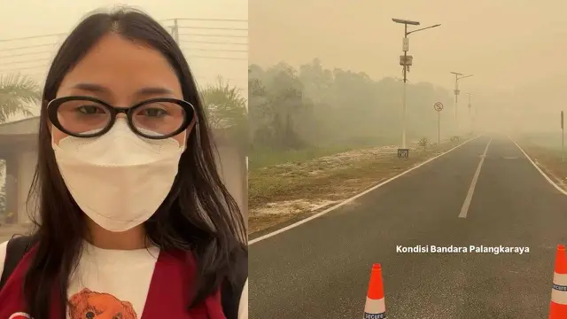 Riyuka Bunga Curhat Alami Gatal dan Pusing Akibat Asap Karhutla di Kalimantan Tengah