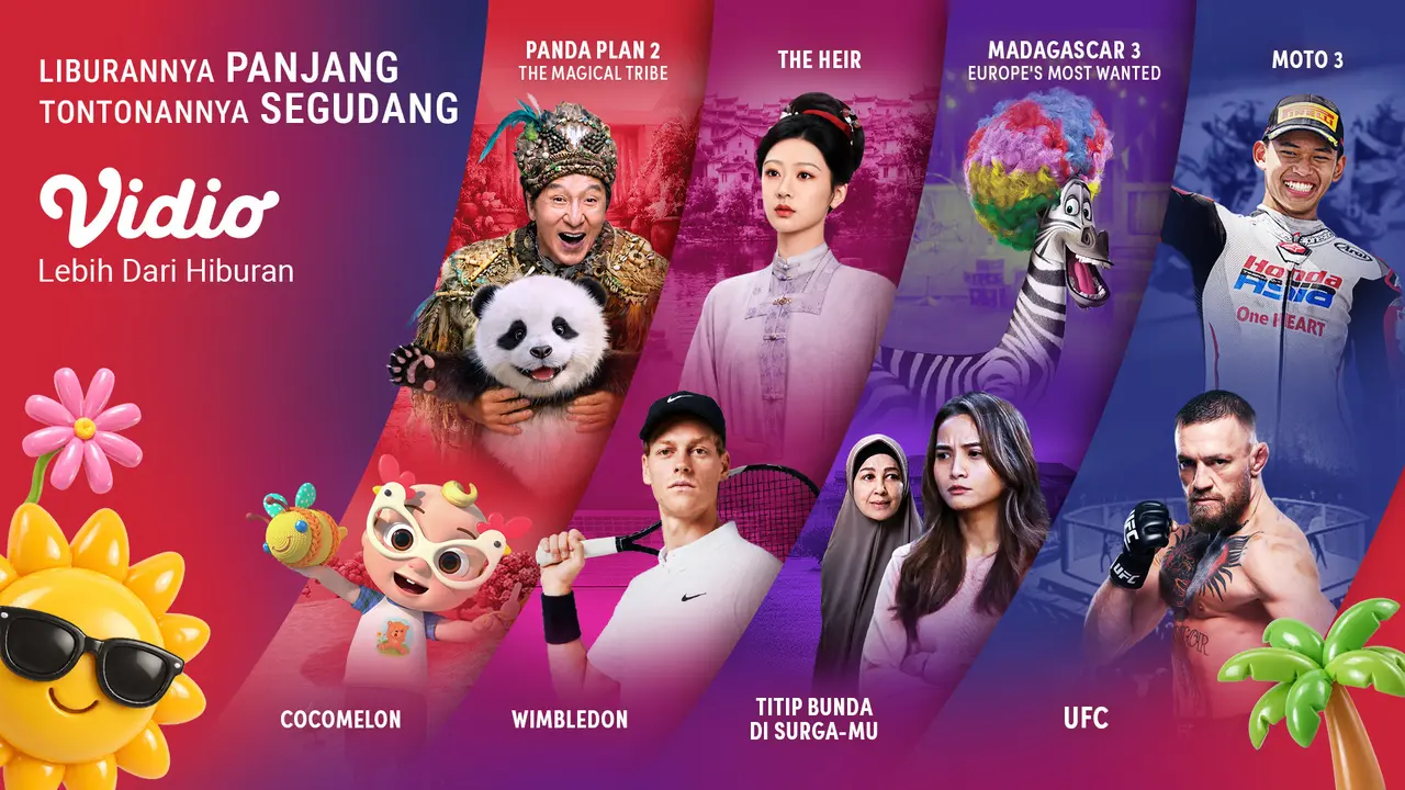 Tontonan Liburan Penuh Hiburan di Vidio
