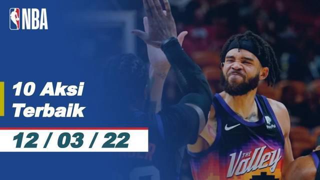 Berita Video 10 aksi terbaik NBA pada 12 Maret 2022, salah satunya guard New Orleans Pelicans, Herb Jones.