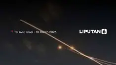 Sirene serangan udara kembali meraung di Tel Aviv pada Selasa saat rudal Iran diluncurkan ke arah Israel. Sistem pertahanan udara Israel terlihat mencegat rudal di langit kota.

Belum ada laporan kerusakan maupun korban luka. Namun sejak konflik pecah, korban jiwa terus bertambah: 1.230 orang tew...