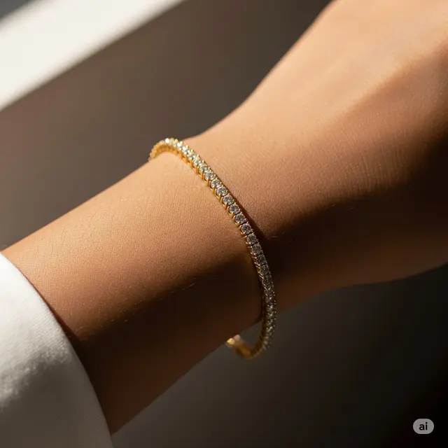 Model Gelang Emas Terbaru. Foto: Gemini