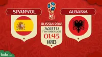 Kualifikasi Piala Dunia 2018 Spanyol Vs Albania (Bola.com/Adreanus Titus)