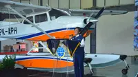 Direktur Jenderal Perhubungan Udara M. Kristi Endah Murni saat melakukan peninjauan fasilitas di Bandar Udara Banyuwangi (dok: Kemenhub)