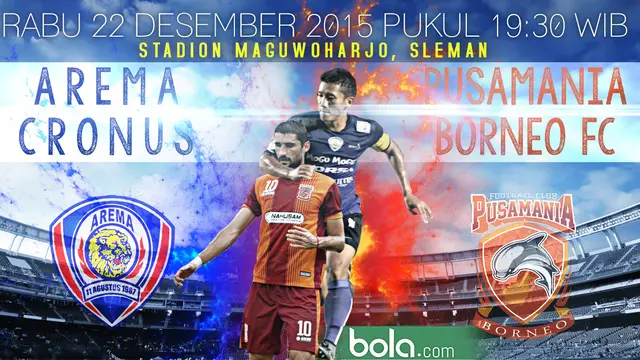 Arema Cronus vs Pusamania Borneo FC (Bola.com/Samsul Hadi)