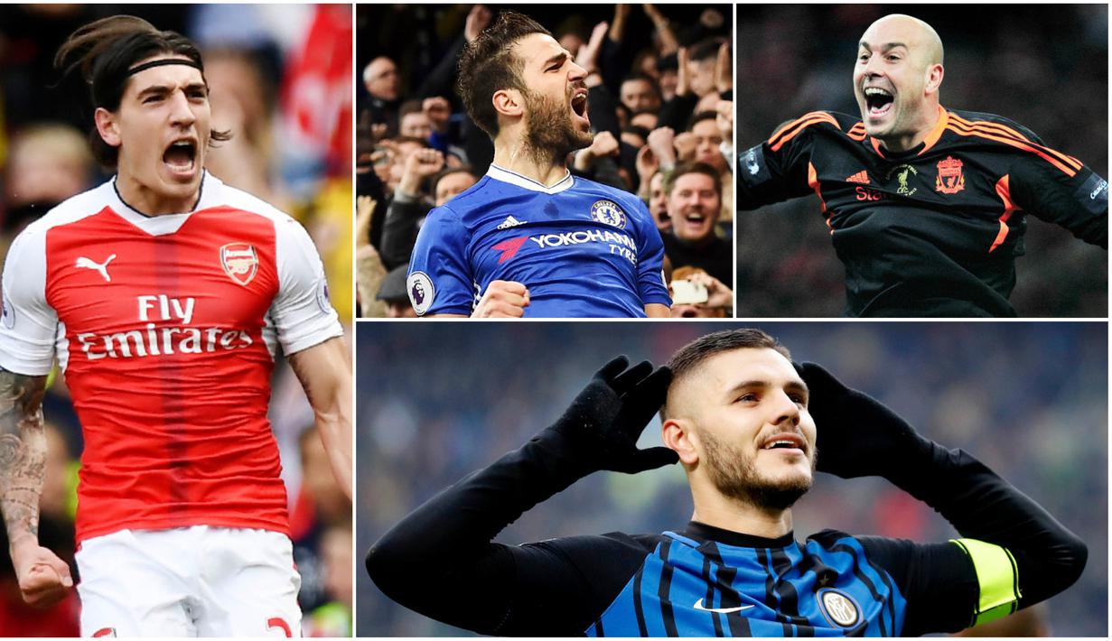 Berikut ini para pemain didikan La Masia Barcelona yang sukses di klub lain. Diantaranya, Mauro Icardi, Cesc Fabregas hingga Pepe Reina. (Fotto-foto Kolase AFP)