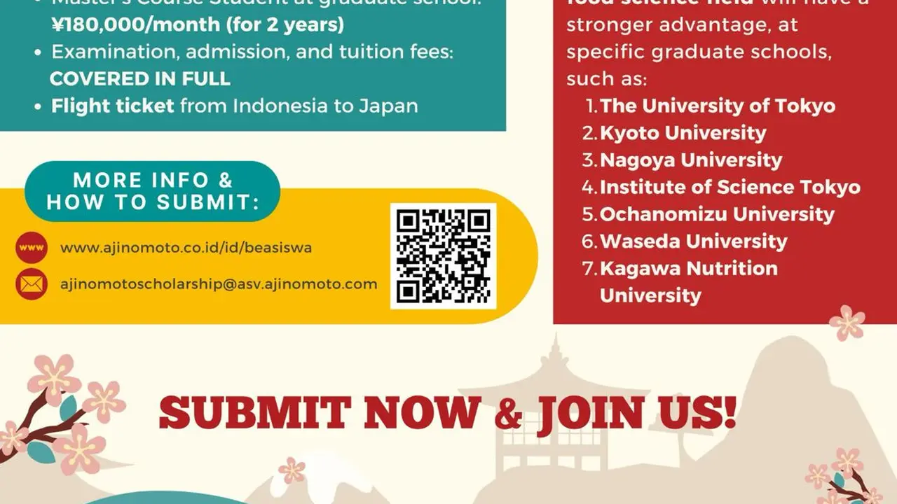 Ajinomoto Scholarship