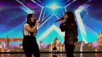 Ana dan Fia tampil di Britain's Got Talent, London, Inggris, sebagai permulaan yang baru dalam hidup mereka.