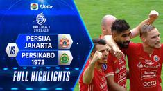 Berita video highlights laga lanjutan BRI Liga 1 2022/2023 antara Persija Jakarta melawan Persikabo 1973 yang berakhir dengan skor 1-0, Minggu (29/1/2023) sore hari WIB.
