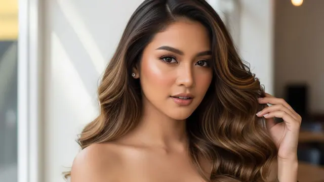 Model Rambut Wanita Panjang Blow ala Salon