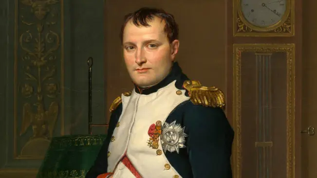 Lukisan Kaisar Napoleon di ruang belajarnya di Tuileries oleh Jacques-Louis David. (Sumber Wikimedia Commons/Google Art Project )