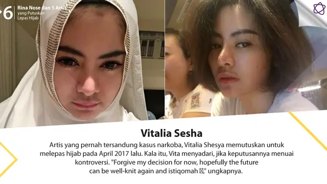 [Bintang] Rina Nose dan 5 Artis yang Putuskan Lepas Hijab