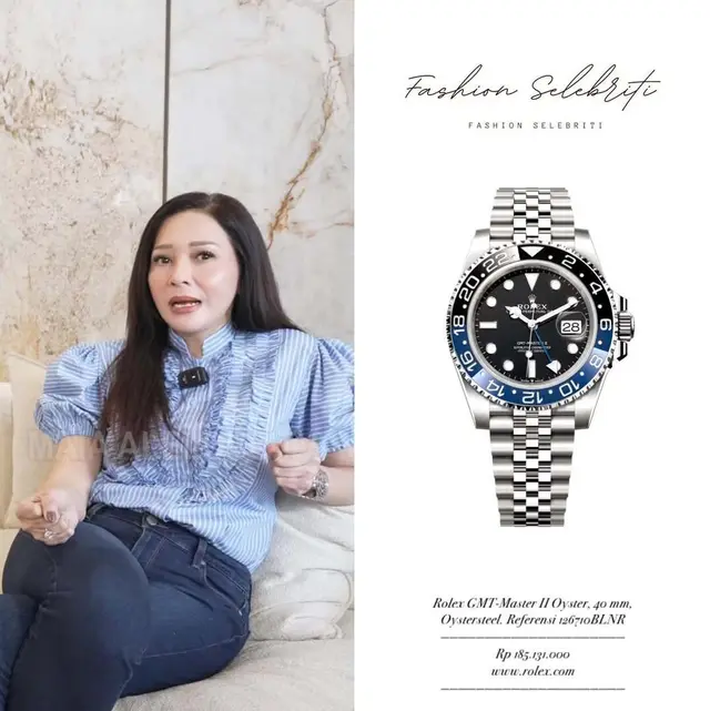 5 Potret koleksi jam tangan Maia Estianty dan estimasi harga, pancarkan gaya elegan dan old money