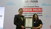 Go Food Festival dari Gojek Cetak Rekor MURI. foto: istimewa/dok. Gojek Group