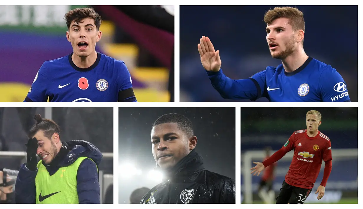 Kumpulan foto-foto lima pemain bintang yang dibeli mahal oleh klub namun belum memperlihatkan performa terbaiknya. (Foto: AFP & AP)