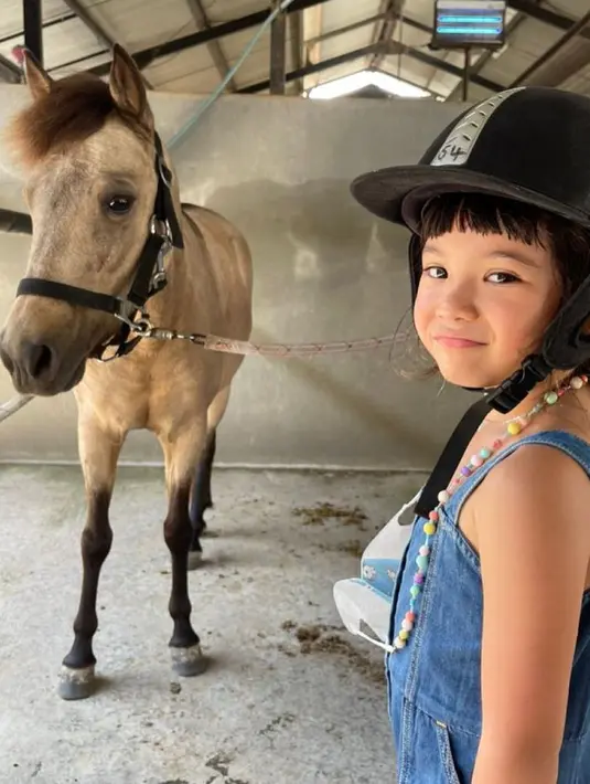 Gempi naik kuda (Instagram/gadiiing)