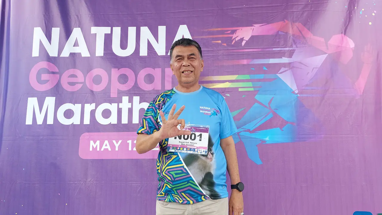 Gaet Wisatawan, Natuna Geopark Marathon Diikuti 840 Peserta Dalam dan Luar Negeri