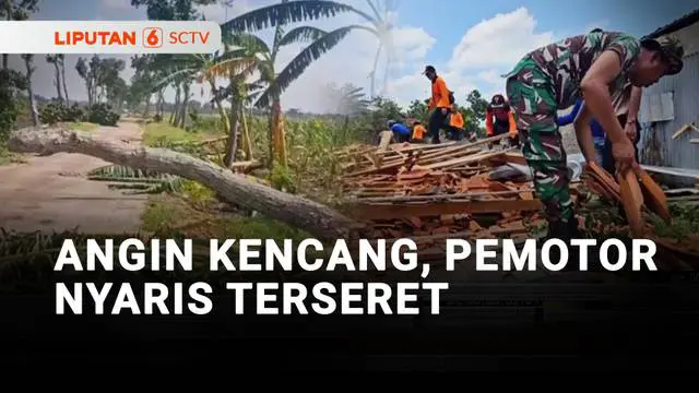 Angin kencang yang berlangsung di kawasan Klaten bahkan sampai membuat tower sutet roboh. Sementara di Grobogan, pemotor yang tengah meneduh nyaris ikut terbawa angin.