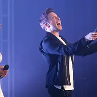 Shane Filan dan Gloria Jessica (Bambang E Ros/Bintang.com)