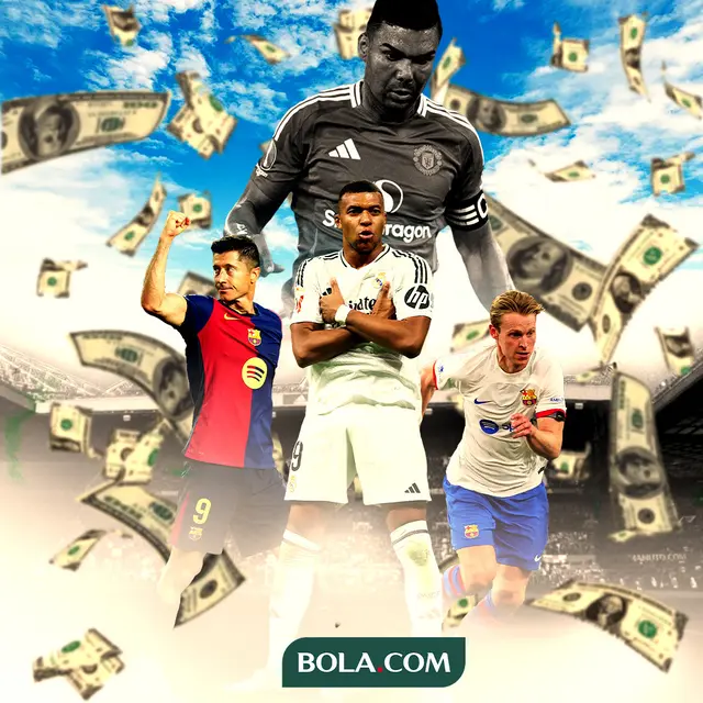 Ilustrasi - Pemain yang gajinya lebih tinggi dari Casemiro