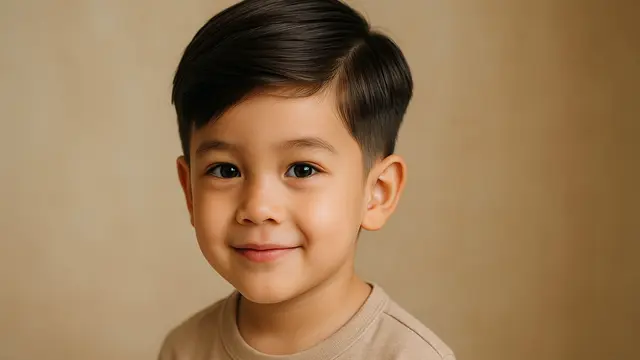 Model Rambut Poni Anak Laki-Laki ala Korea