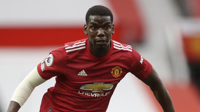 2. Paul Pogba - Pogba tampil buruk dalam tiga pertandingan pertamanya musim Liga Inggris dengan status pemain yang memulai pertandingan dari bangku cadangan. Ia tampil amat jelek saat Manchester United dibantai di Old Trafford oleh Tottenham Hostpur. (Carl Recine/Pool via AP)