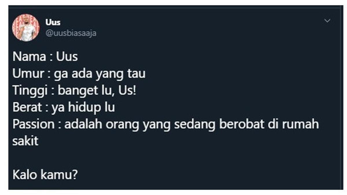 6 Biodata Nyeleneh Ala Netizen Ini Bikin Geleng Geleng Hot Liputan6 Com