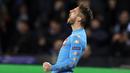 Pemain andalan Napoli, Dries Mertens berada pada posisi empat dengan koleksi gol sebanyak 20 hingga pekan ke-29 Serie A Italia. (AP/Andrew Medichini)