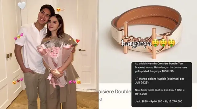 Penampakan tas mewah kado ultah Syifa Hadju ke-25 dari El Rumi, taksiran harganya bikin melongo