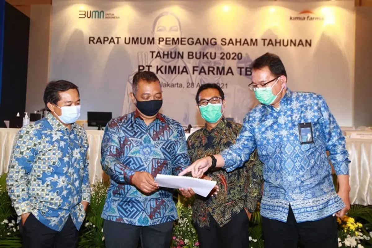 RUPST Tahun Buku 2020 PT Kimia Farma Tbk (KAEF) (Foto: Dok PT Kimia Farma Tbk)