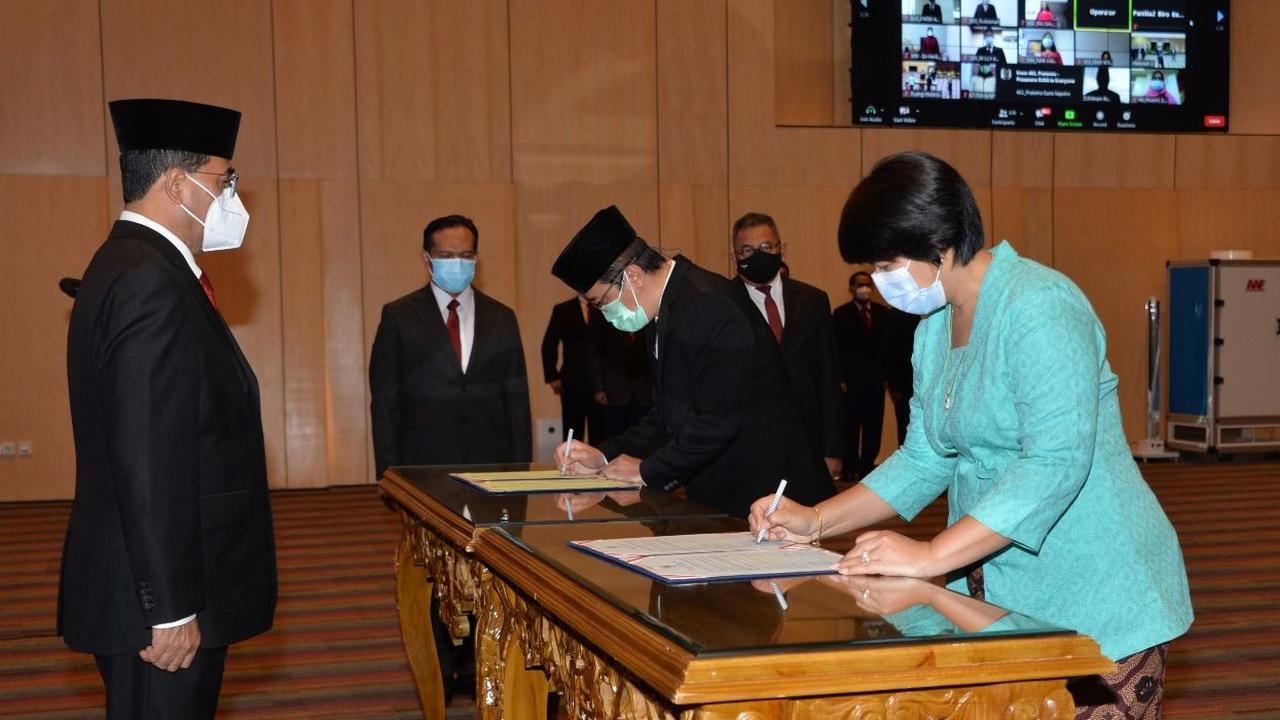 Sebanyak 629 jabatan administrasi di Kementerian Perhubungan (Kemenhub) yang terdiri dari pejabat administrator (eselon III) dan pejabat pengawas (eselon IV) disetarakan ke dalam jabatan fungsional. (Foto: Kemenhub)