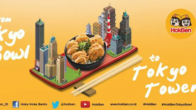 Makan di HokBen bisa bikin kamu jalan-jalan ke Jepang/copyright: HokaHokaBento.