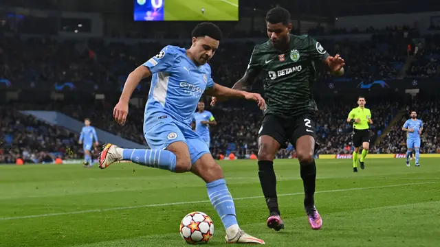 Foto: Manchester City Lolos ke Perempatfinal Liga Champions meski Ditahan Imbang Sporting Lisbon