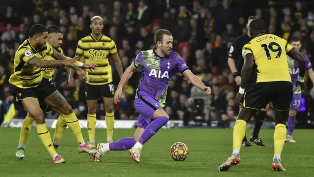 Foto : Perjuangan Keras Tottenham Hotspur Saat Mencuri Poin Atas Watford di Liga Inggris