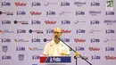 Managing Director NBA Asia Scott Levy, memberi sambutan pada acara Jr. NBA Indonesia Camp 2019 di Cilandak Sports Center, Jakarta, Minggu (31/3). Jr. NBA dibentuk untuk membantu anak-anak Indonesia meningkatkan kesehatan dan mengajarkan nilai kunci olahraga. (Liputan6.com/Fery Pradolo)