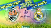 Shakhtar Donetsk vs Real Madrid (Bola.com/Samsul Hadi)