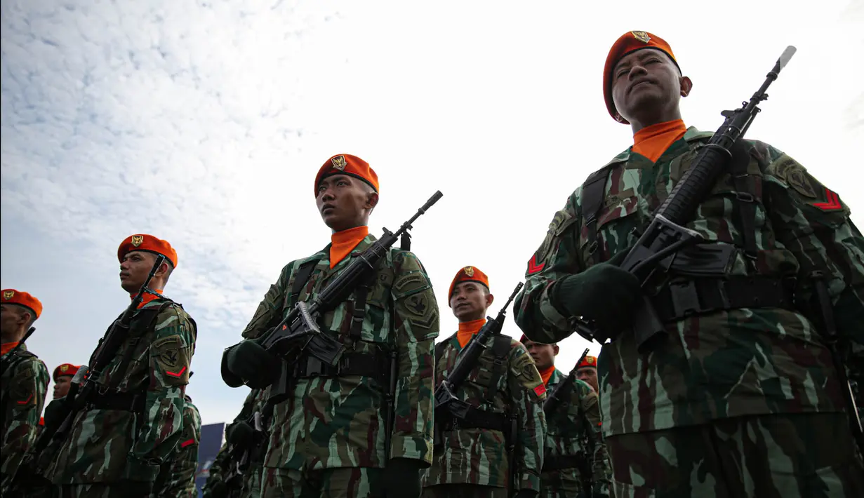 TNI Angkatan Udara akan memperingati hari ulang tahun (HUT) ke-77 pada 9 April 2023.  (Liputan6.com/Faizal Fanani)