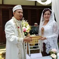 Pernikahan Chef Aiko dan Saugi (Nurwahyunan/bintang.com)