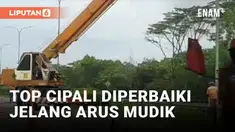 Jelang Arus Mudik, Perbaikan Tol Cipali Dikebut