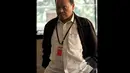 Sutan Bhatoegana tak bisa menyembunyikan ketegangannya saat akan menjalani pemeriksaan KPK, Jakarta, Rabu (17/9/2014) (Liputan6.com/Faisal R Syam)