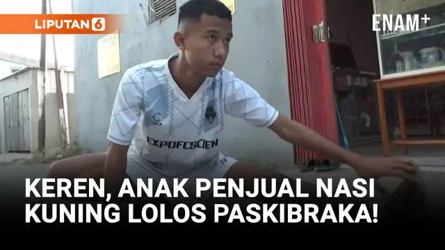 VIDEO: Anak Penjual Nasi Kuning Siap Kibarkan Merah Putih di Istana