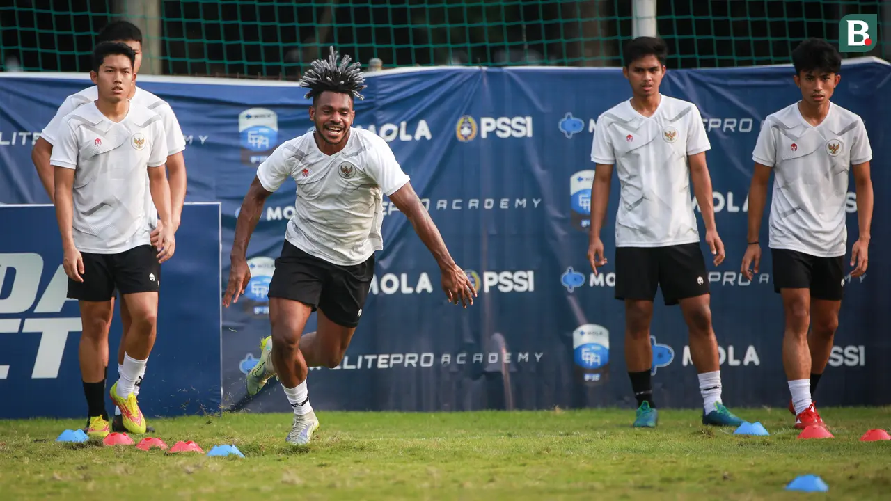 Latihan Timnas Indonesia U-20 untuk Persiapan Kualifikasi Piala Asia U-20 2023