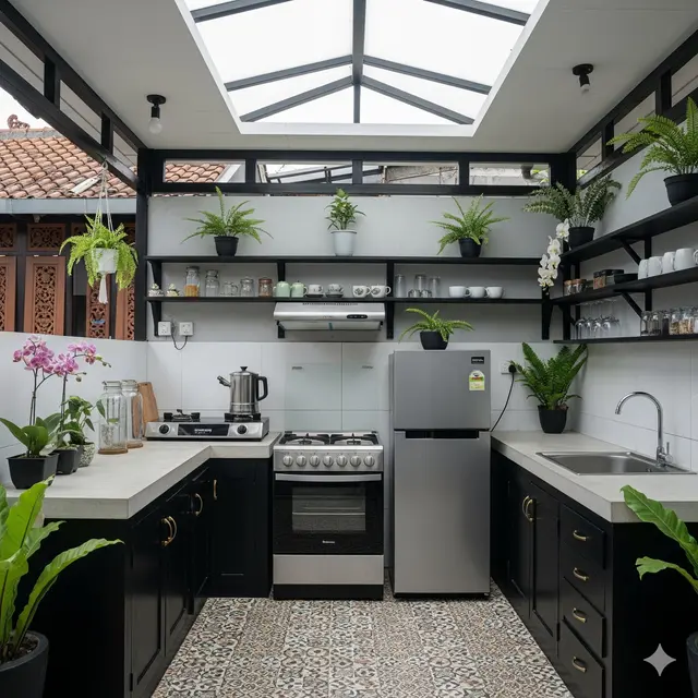 Dapur Outdoor ala Cafe