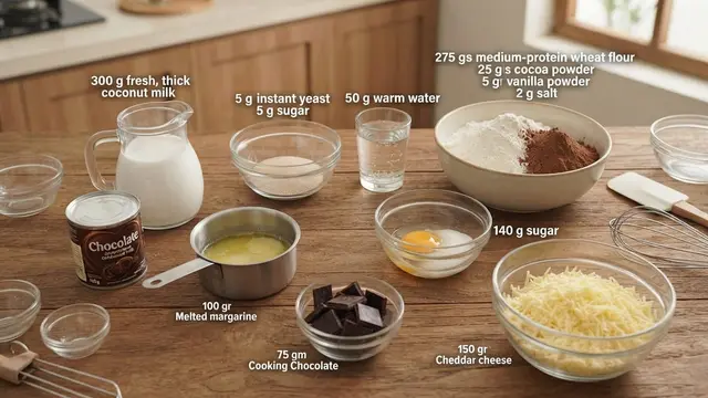 Resep Pukis Cokelat Keju dengan Permukaan Lembut dan Pinggiran Garing